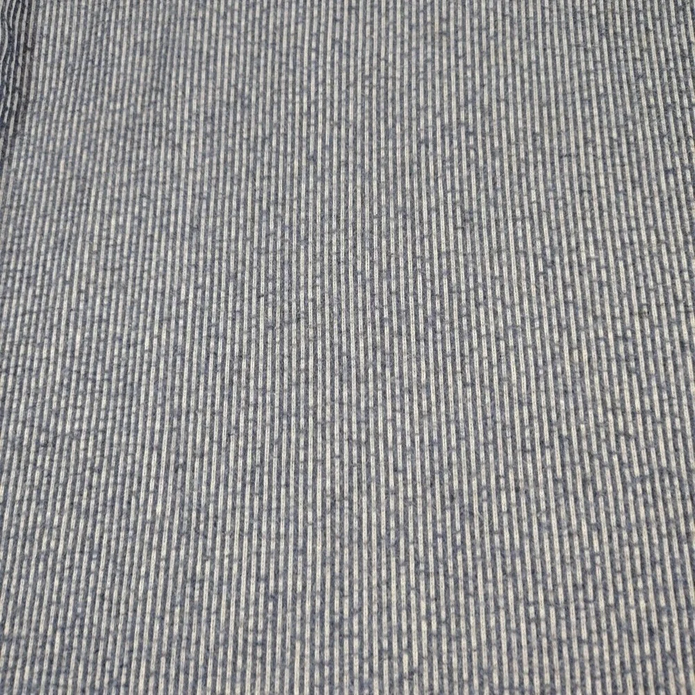 Fieldmaster Pullover Sweater Jacket Men M Blue Stripe Hiking 1/4 Zip Long Sleeve